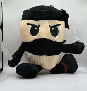 Assassin Cappuccino Plush Toy Coffee Cup With Headscarf Sword